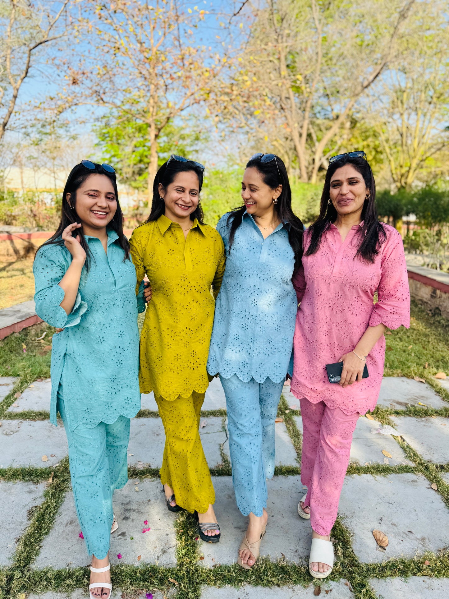 Pure Cotton Hakoba Co ord Set