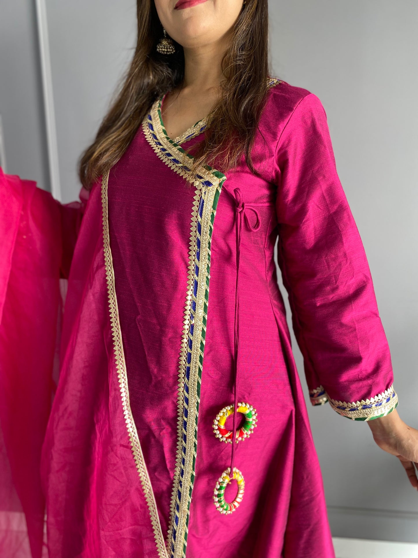 Pink Kurta Pant Set