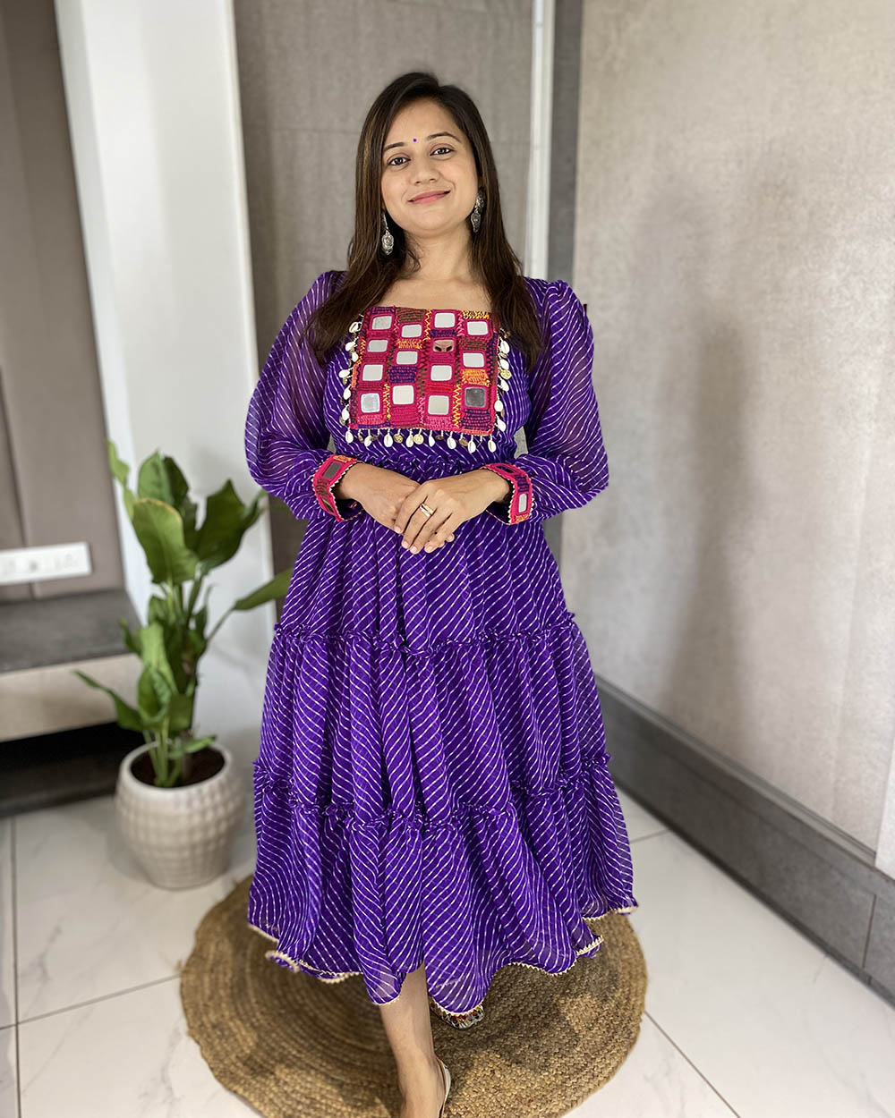 Purpple Leriya Dress