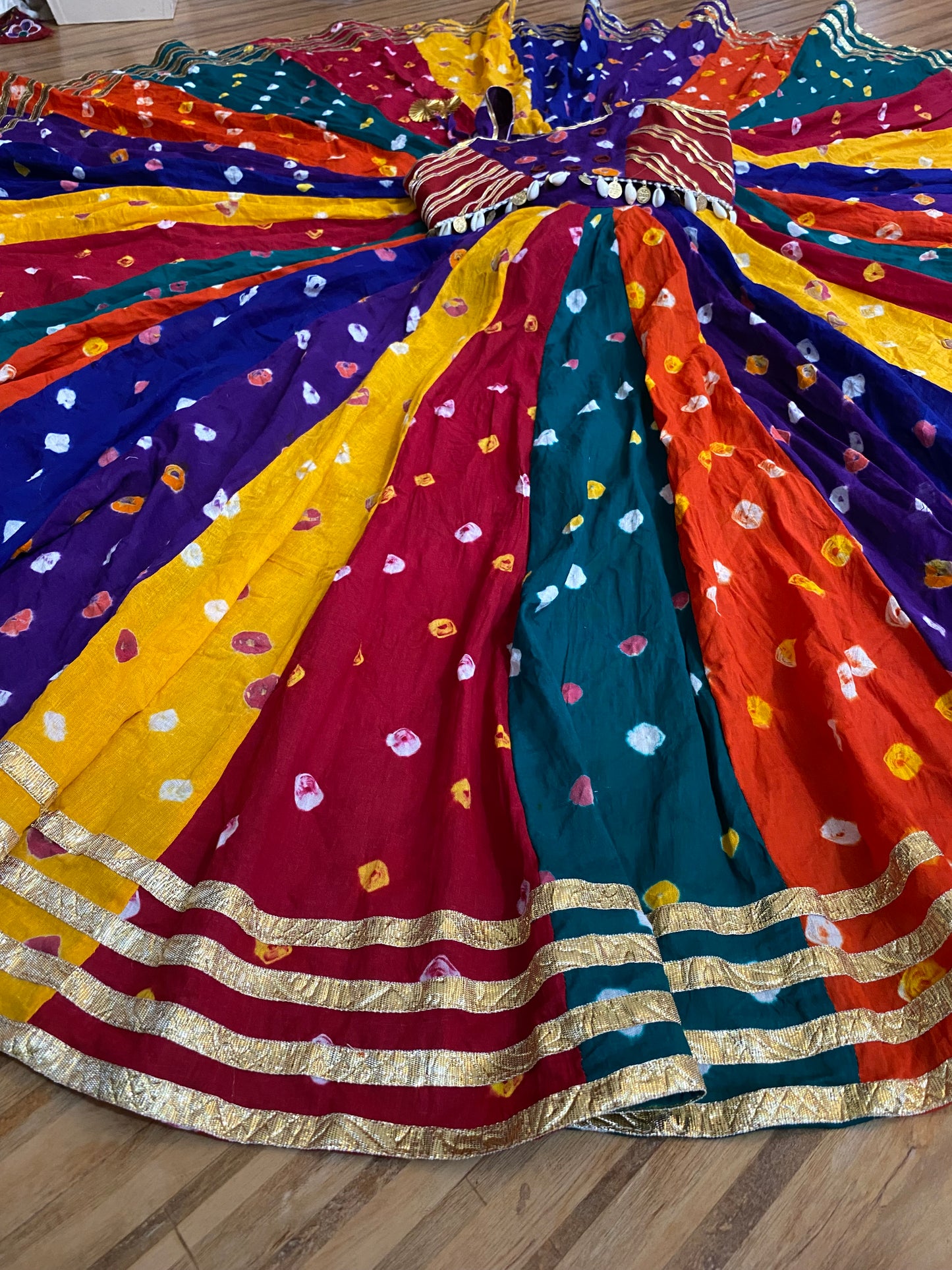 Bandhej Multi Colour Chaniya Choli