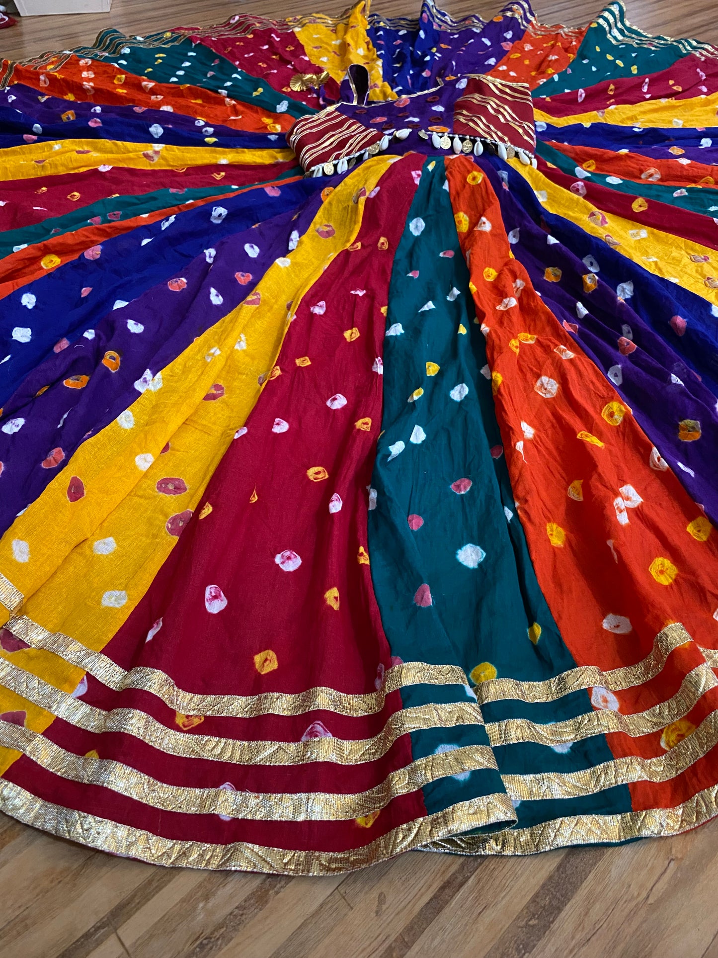Bandhej Multi Colour Chaniya Choli