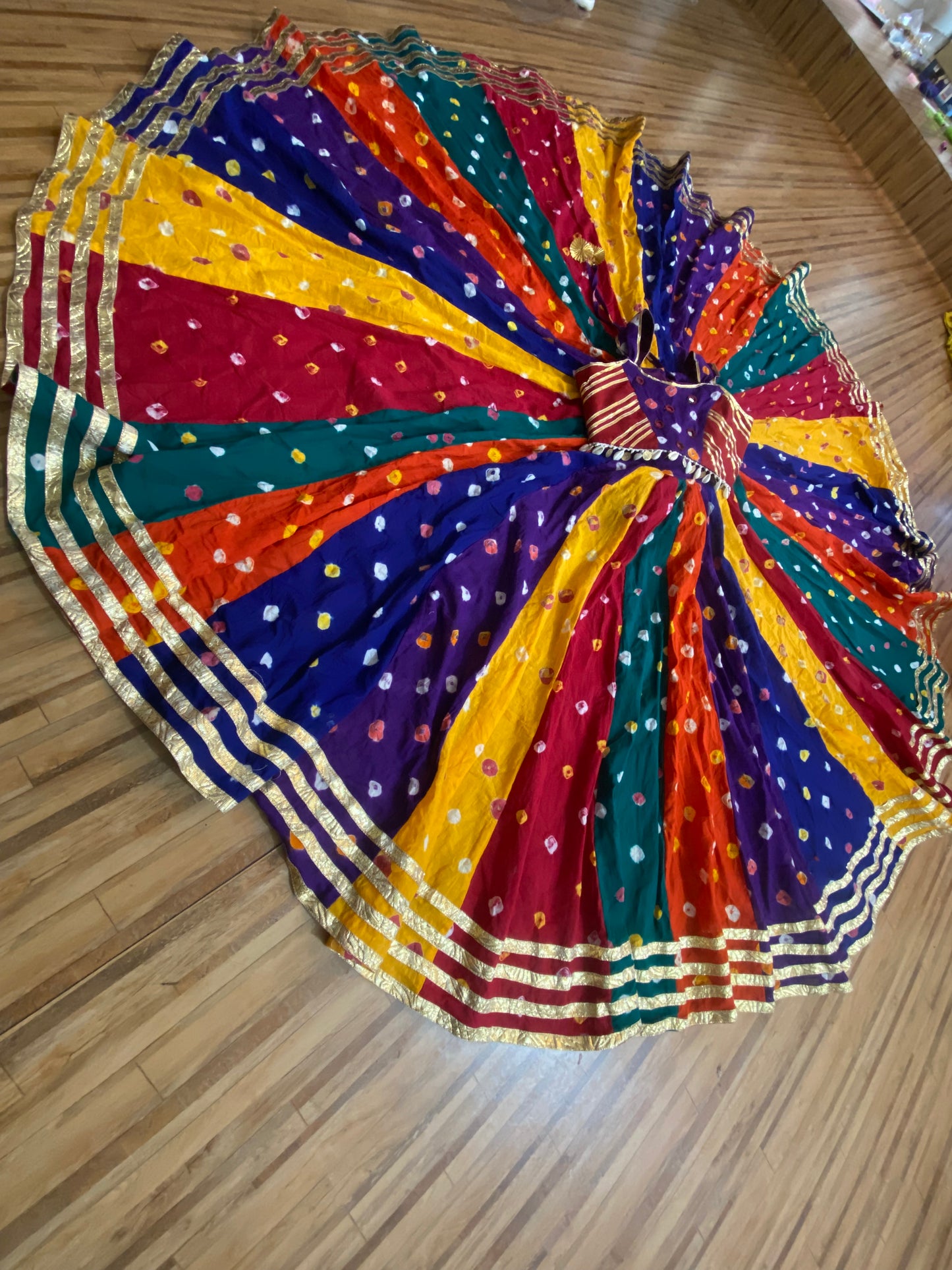 Bandhej Multi Colour Chaniya Choli
