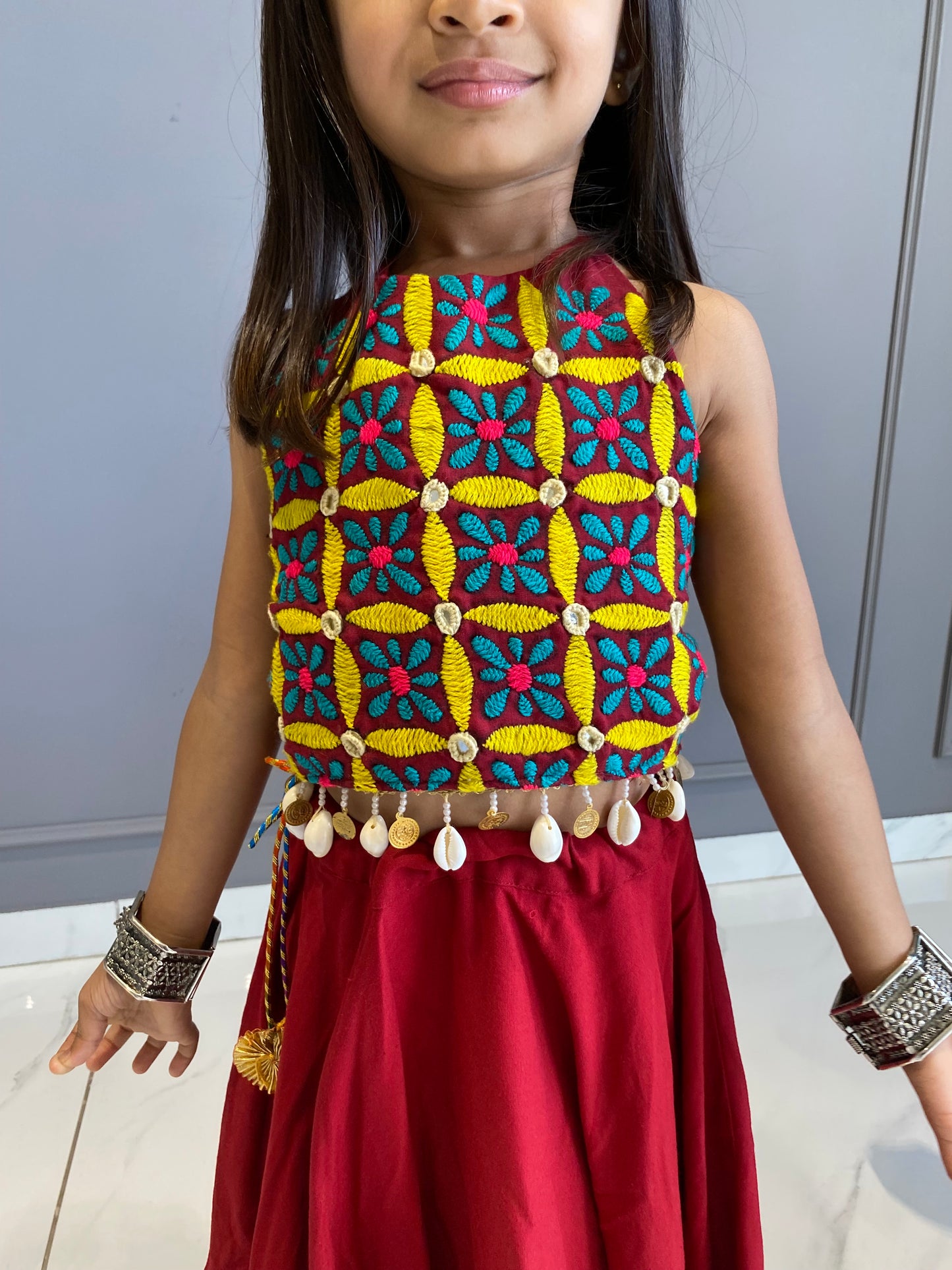 Marron Chaniya Choli