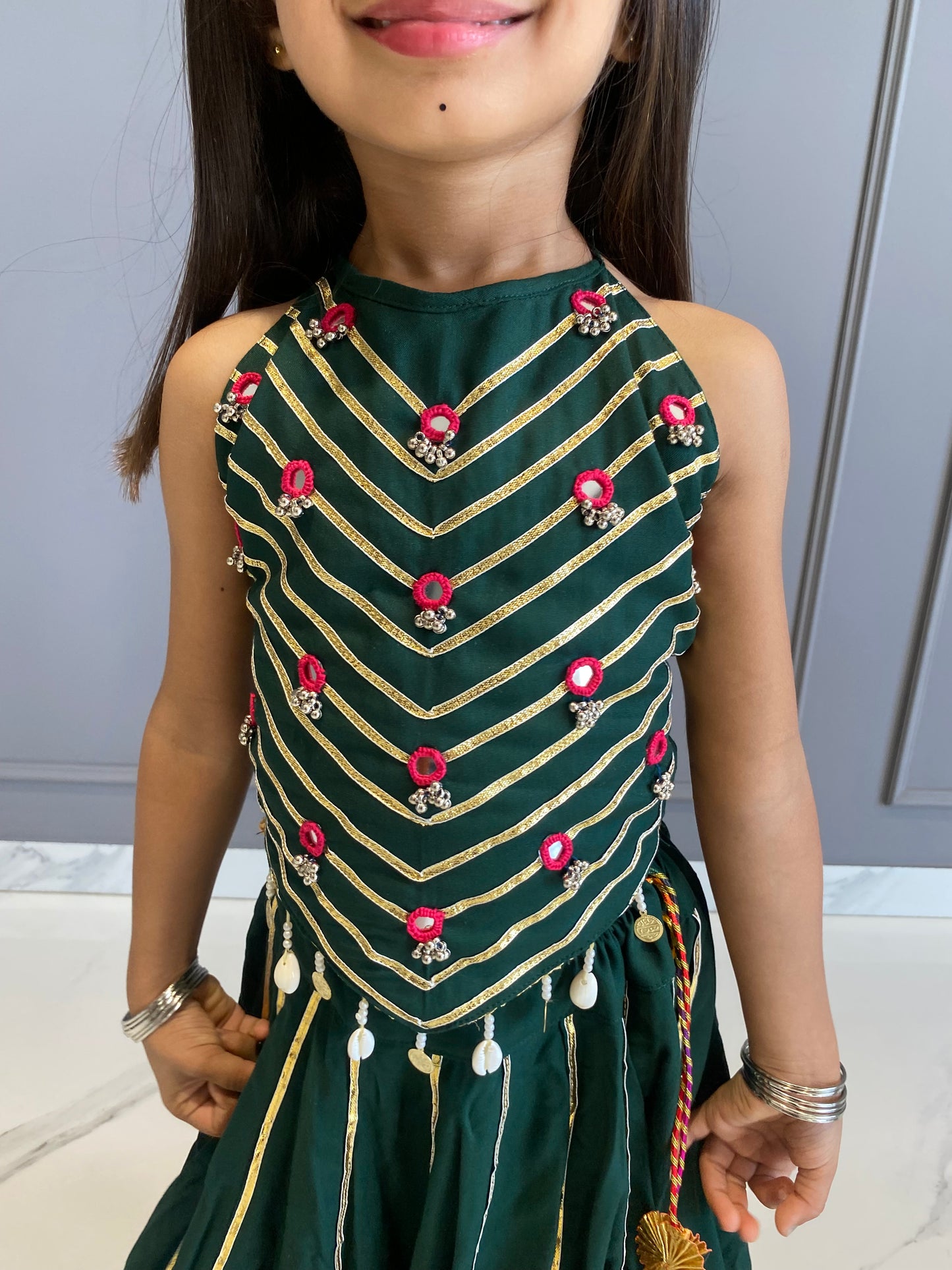 Green Lampi Chaniya Choli