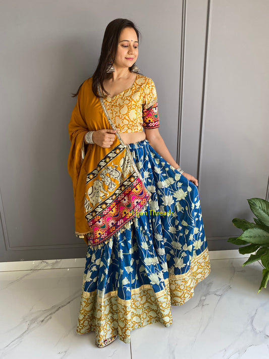 Pichwai Design Cotton Chaniya Choli