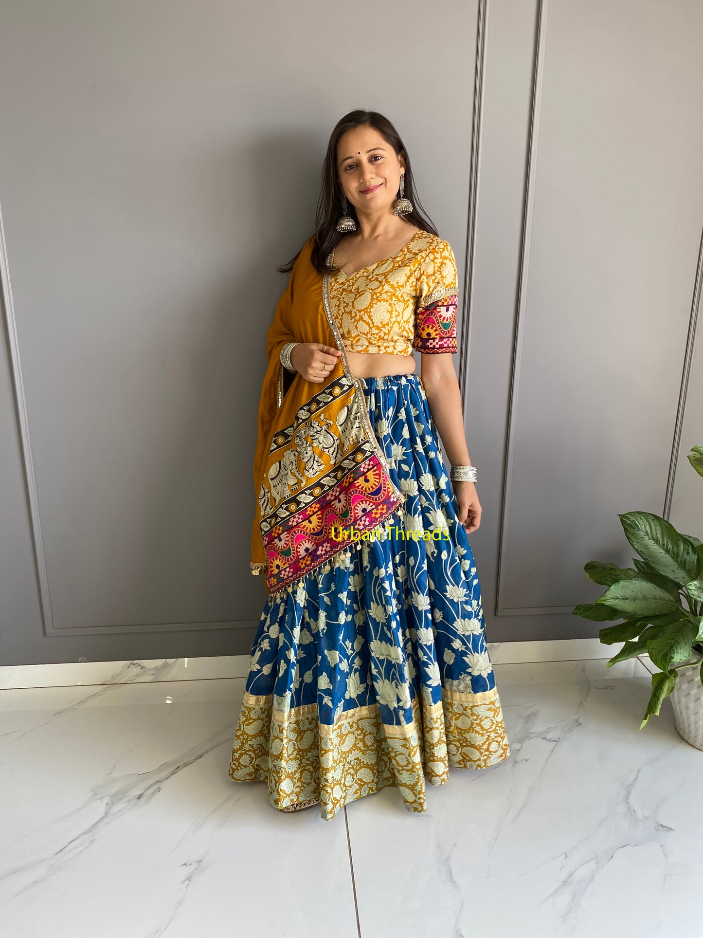 Pichwai Design Cotton Chaniya Choli