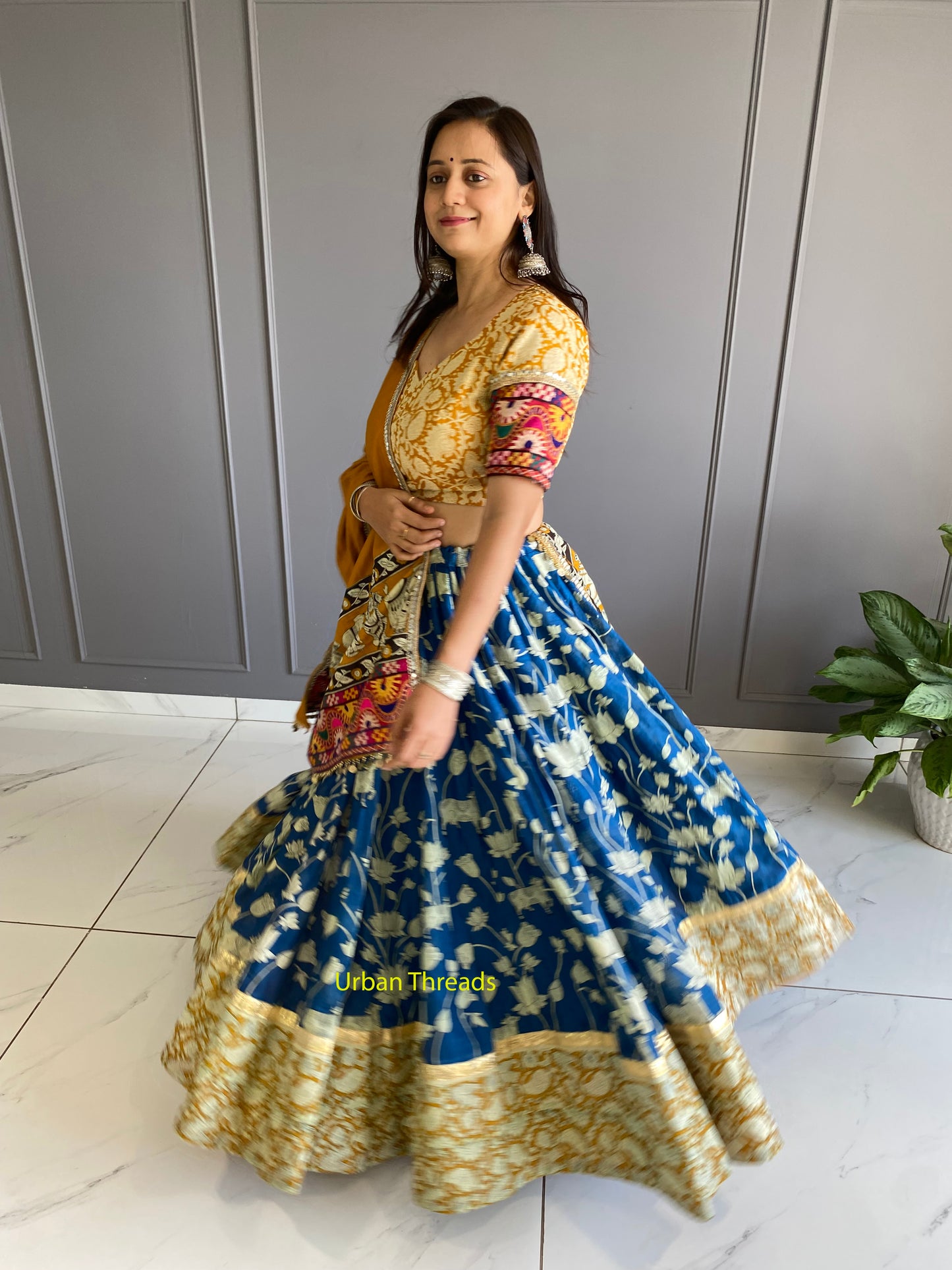 Pichwai Design Cotton Chaniya Choli